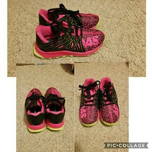 Little girls Adidas size 11 tennis shoes